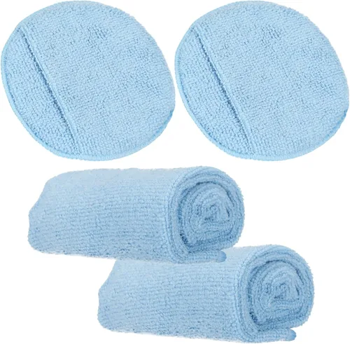 Vista 2 de Almohadilla aplicadora de microfibra Leather CPR - Aplicador de acondicionador de cuero, almohadilla aplicadora de microfibra redonda sin pelusa 1