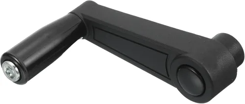 Vista 7 de uxcell Mango de máquina giratorio de 0.630 x 7.559 in (diámetro x L), mango de manivela de torno universal para máquina de molienda de torno