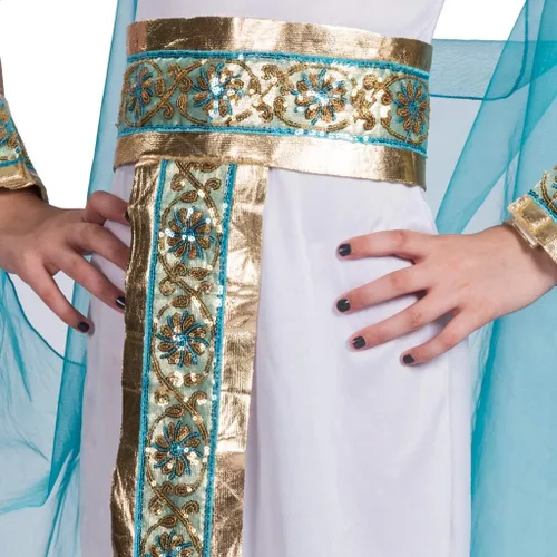 Vista 7 de Snailify Disfraz de Cleopatra para niña, disfraz de reina egipcia