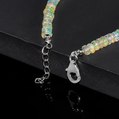 Vista 5 de Multi Gemstone Link Choker Bracelet
