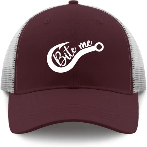 Vista 9 de Sombrero de papá Bite Me Dad para mujer, gorra de béisbol de mezclilla vintage ajustable