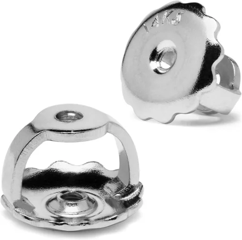 Vista 6 de Aretes de oro macizo de 14 quilates Redondos, peras, ovalados, cojín, esmeralda, princesa y corazón Postes de rosca 0.50 a 4.0 CTW Con caja