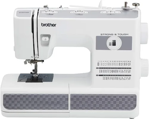 Vista 8 de Máquina de coser Brother ST371HD, fuerte y rígida, con 37 tipos de puntada