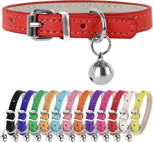 Vista 8 de XXS Teacup - Collar para perro, color negro, 3/8 pulgadas de ancho para perros y gatos pequeños Collares de perro rosa, collares de té para perros