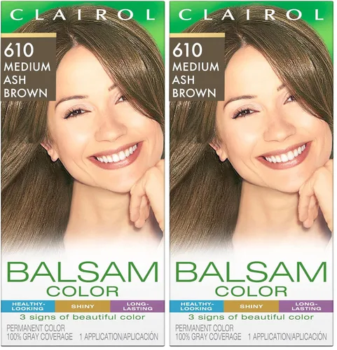 Vista 8 de Clairol Balsam - Tinte permanente para el cabello, marrón oscuro 020 020 Marrón más oscuro