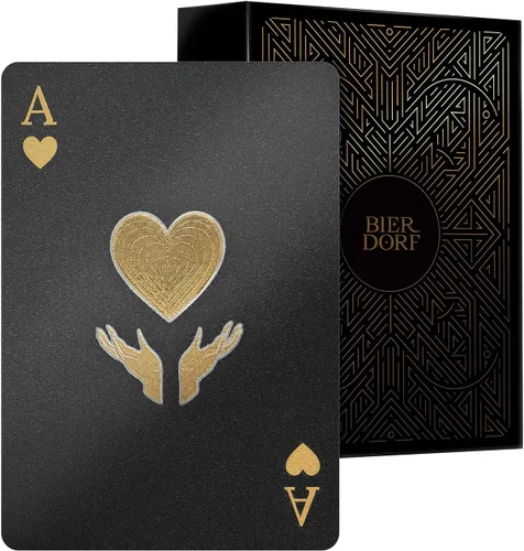 Vista 11 de BIERDORF Cartas de juego impermeables - Duraderas cartas de plástico geniales - Cartas de póquer profesionales de índice estándar - Juegos temáticos