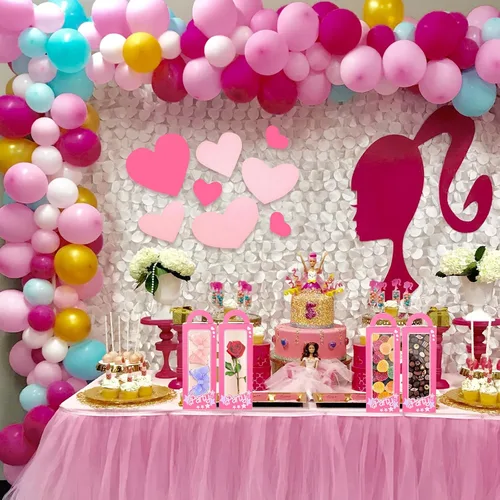 Vista 2 de LSKZJR Paquete de 18 cajas de fiesta, cajas de dulces rosadas, bolsas de regalo, bolsas de regalo, bolsas de regalo, bolsas de golosinas, caja
