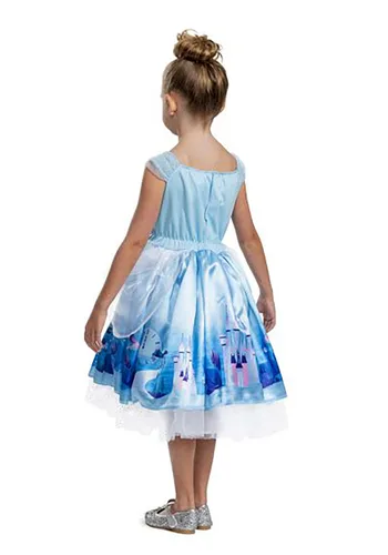 Vista 2 de Disfraz Deluxe de Cenicienta para Niña Pequeña de Disney Multicolor