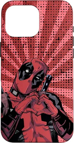 Vista 19 de Marvel Deadpool - Carcasa para iPhone 17, diseño de manos de cómic
