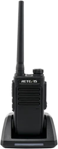 Vista 12 de Retevis Walkie Talkies impermeables RT47 IP67 con micrófono, construcción Negro