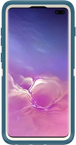 Vista 2 de OtterBox Defender Series - Funda de edición sin pantalla para Galaxy S10 Plus (solamente), embalaje no minorista, Big Sur