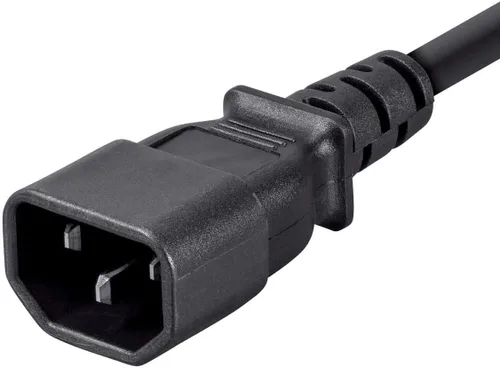 Vista 4 de Monoprice 124190 Cable de extensión, 1 pie, negro