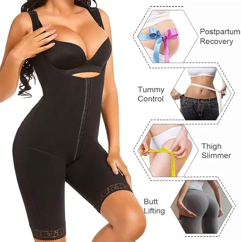 Vista 4 de MASHINE Fajas colombianas moldeadoras para mujer, con control de abdomen, moldeador de cuerpo, prendas de compresión