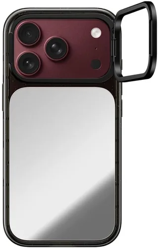 Vista 28 de CASETiFY Funda de espejo para iPhone Air [Reflejante/Compatible con Magsafe / Protección contra caídas de 4.9 pies de grado militar 1X] - Negro
