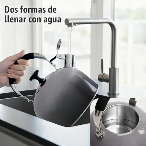 Vista 8 de Tetera silbante de 2.5 cuartos de galón para estufa