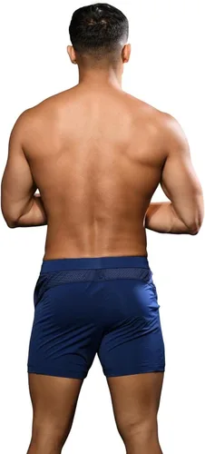 Vista 5 de Andrew Christian Pantalones cortos de malla elásticos VPL para gimnasio
