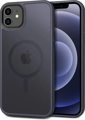 Vista 48 de CACOE Funda magnética para iPhone 12 y iPhone 12 Pro de 6.1 pulgadas - Compatible con MagSafe y soporte magnético para teléfono en el automóvil,