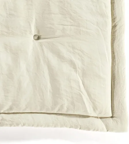 Vista 3 de Lush Decor Alfombra de juego cuadrada para bebé con borde, 36 x 36 pulgadas, neutro