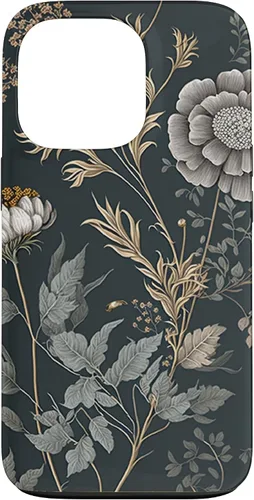 Vista 10 de Cute Flowers Vintage Botanical Floral Illustration Case for iPhone 17