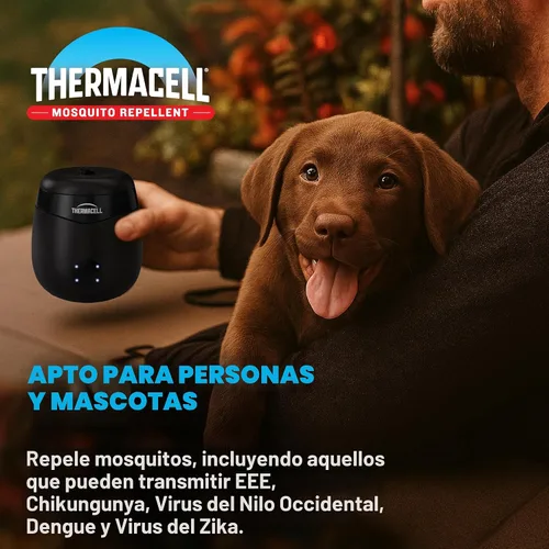 Vista 4 de Thermacell E55 Repelente de mosquitos recargable, repelente de mosquitos altamente eficaz y recargable