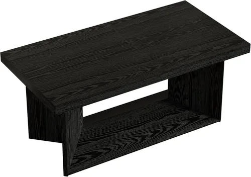 Vista 8 de Tribesigns Mesa de comedor de 63 pulgadas para 4-6, mesa de cocina de granja con pedestal resistente, muebles rectangulares de madera para el hogar