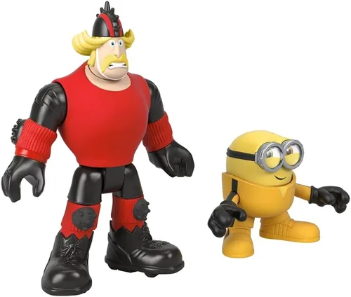 Vista 3 de Imaginext Fisher-Price - Personajes coleccionables inspirados en Minions The Rise of Gru - Figuras de Bob y Svengence