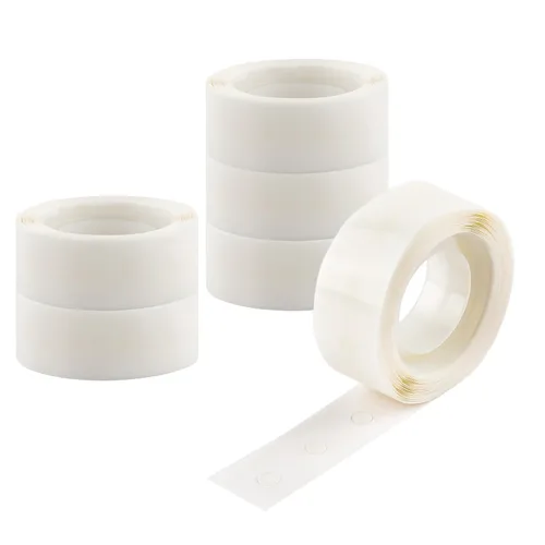 Vista 12 de Briartw 300 puntos adhesivos ultrafinos para manualidades, mini puntos de pegamento transparentes de 1/8 pulgadas (0.118 in), puntos adhesivos