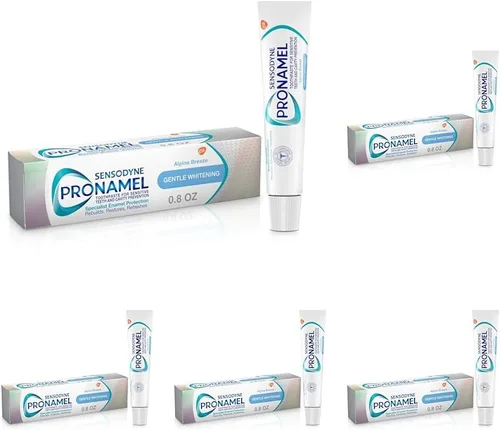 Vista 23 de Sensodyne Pronamel - Pasta dental blanqueadora suave, Alpine Breeze - 0.8 oz - Tamaño para viajes