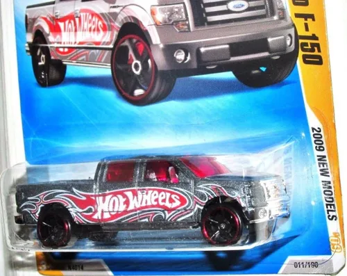 Vista 2 de Hot Wheels 2009-011 Ford F-150 Nuevos Modelos GRIS Escala 1:64