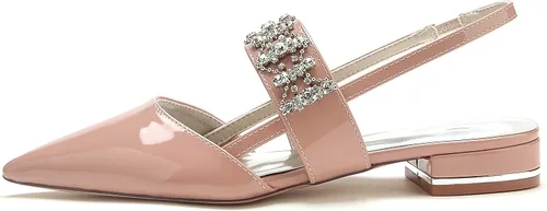 Vista 5 de Zapatos planos I Rhinestone para mujer I Zapatos planos para mujer I Zapatos planos I Zapatos planos Mujer I Zapatos de charol I Zapatos planos