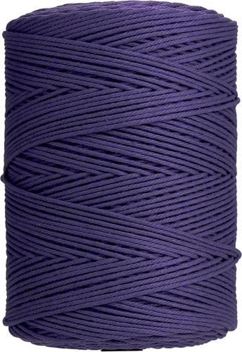 Vista 37 de Cuerda de macramé de 2 mm x 349 metros de cuerda de algodón natural para macramé, cuerda de macramé de color, cuerda de algodón suave, suministros