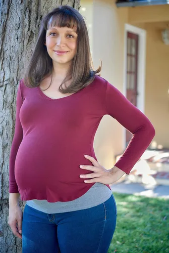 Vista 14 de Bandas para el vientre: disponibles en 8 tamaños y 7 colores. Extensor de camisa de maternidad y posparto, 3 paquetes para todas las etapas