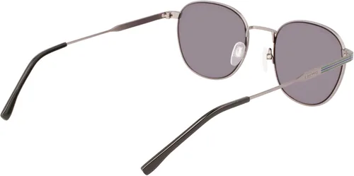 Vista 6 de Lacoste L251S - Gafas de sol ovaladas color gris plomizo oscuro talla única Semimatte Dark Gunmetal