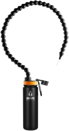 Vista 10 de Giraffe Bottle Tower - Sistema de bebida manos libres, botella aislada de acero inoxidable (longitud 15 pulgadas / 15.0 in)