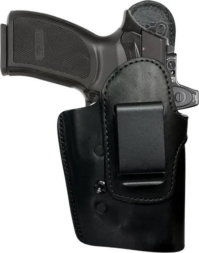 Vista 11 de Urban Carry LockLeather IWB RMR/RDS Holster - Right Handed Secure & Comfortable Leather/Polymer Hybrid Design for Optimal Comfort Compatible with