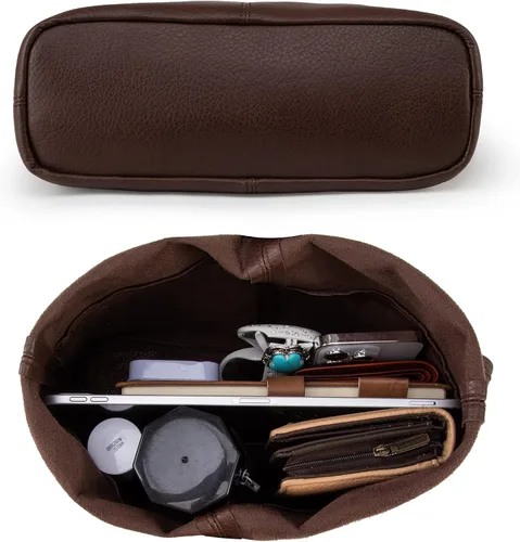 Vista 5 de Montana West Hobo Bags - Bolso para mujer, ultra suave, plegable, con monedero