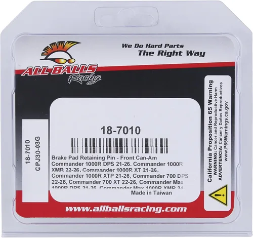 Vista 4 de All Balls Racing 18-7010 Kit de pernos de pinza compatible con/repuesto para Can-Am Defender 800 DPS 2016-2018, Defender 500 2017-2018, Defender
