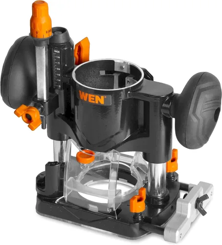 Vista 10 de WEN Enrutador compacto sin escobillas inalámbrico de 20 V Max con base fija (solo herramienta, batería no incluida) (20610BT)