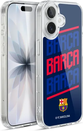 Vista 168 de Head Case Designs Funda de gel suave con licencia oficial del FC Barcelona Barca Crest Graphics [protección de grado militar] compatible con Apple
