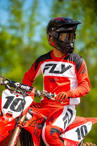 Vista 5 de Fly Racing - Guantes de motocross y bicicleta de montaña para hombres Lite Adult - Guantes protectores para bicicleta de tierra, MTB, BMX
