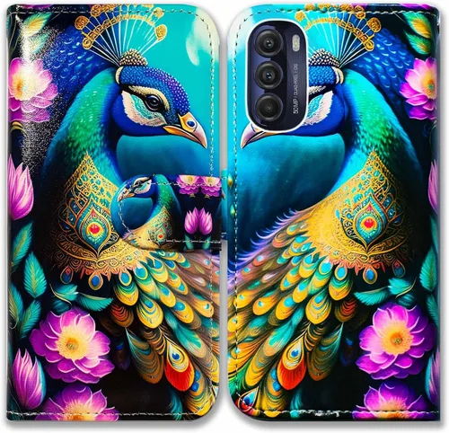 Vista 13 de Bcov Funda para Moto G Stylus 5G 2022 (no compatible con G Stylus 5G 2021), funda de cuero con tapa y ranura para tarjeta y soporte para Motorola