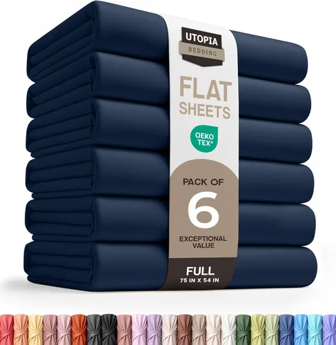 Vista 53 de Utopia Bedding Sábana encimera – 1 paquete (individual, beige) – Tela de microfibra suave cepillada – Sábana superior resistente al encogimiento y a