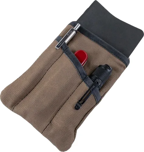 Vista 11 de Hide & Drink, Estuche de bolsillo multiherramientas, Bolsa compacta multiusos con cremallera para artículos de diario (EDC), Mini estuche