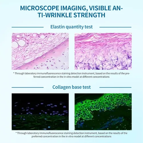 Vista 3 de Suero facial de ácido hialurónico y colágeno – Tensar la piel, hidratante, antienvejecimiento, cuidado de la piel para todo tipo de piel – 1.01