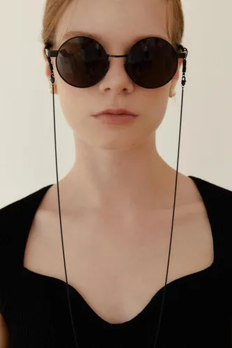 Vista 14 de Correas de cristal de ojo de cuero real Retenedores de gafas de ojos Cadenas acollador, soporte para gafas de sol