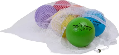 Vista 6 de Champion Sports Rhino Skin Dodgeballs: juego básico de 6 pulgadas para niños + juego de 8 pulgadas para niños mayores y adultos