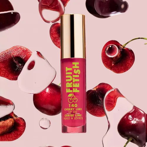 Vista 4 de Milani Fruit Fetish - Aceite de labios hidratante tintado, color lima 140 - Lima cereza