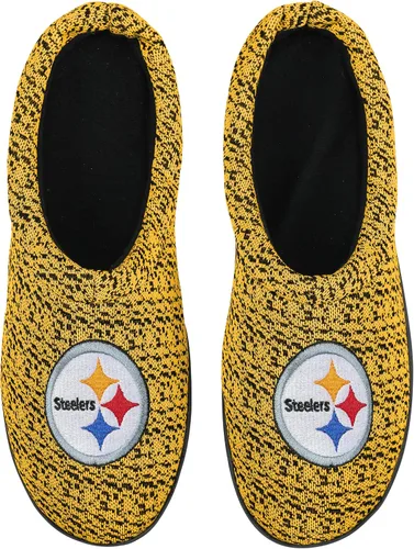 Vista 115 de FOCO NFL - Pantuflas para hombre con suela Cupsole tejidas en poliéster