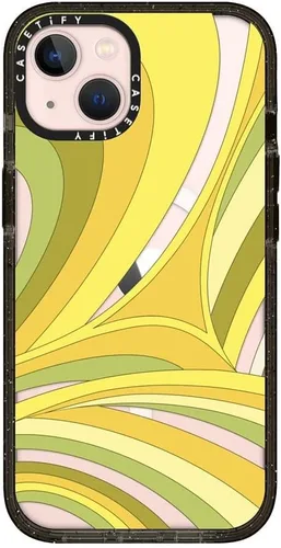 Vista 369 de CASETiFY Funda Impact para iPhone 13 [Protección contra caídas de grado militar 4X de 8.2 pies/Compatible con Magsafe] - #1 Mom - Transparente