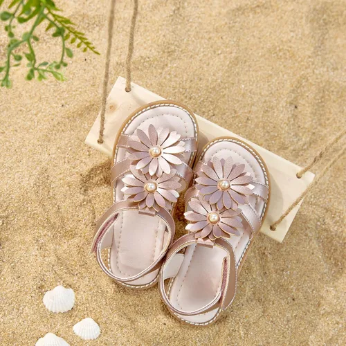 Vista 7 de Kiderence Toddler Girls Sandals Little Girls Kids Summer Shoes Toddler Sandals